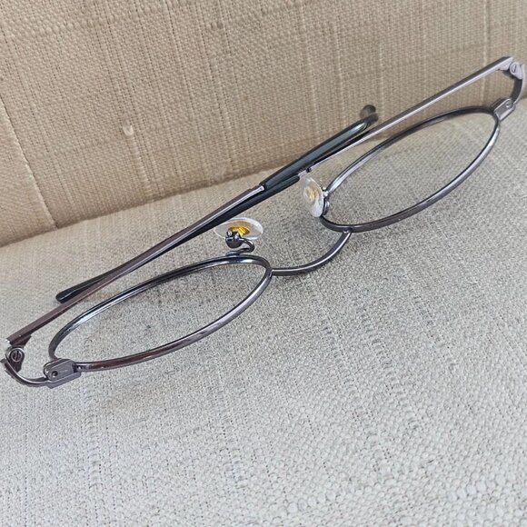 Vintage Guess Eyeglasses Frame Blue Gunmetal ERIC Eye Wear Glasses 52[]20 138 - Picture 5 of 11